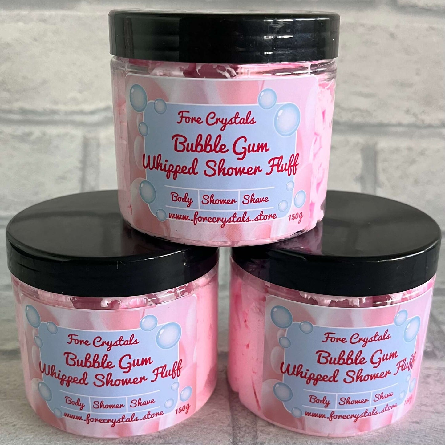 pink bubblegum whipped soap 